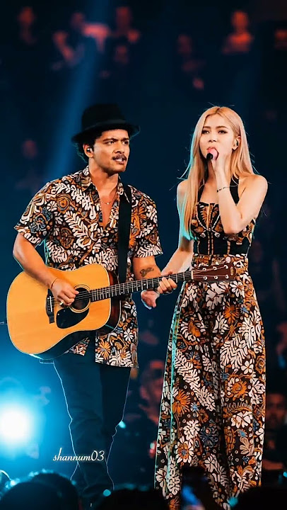 Apt bruno mars feat rose!#apt #music #shorts