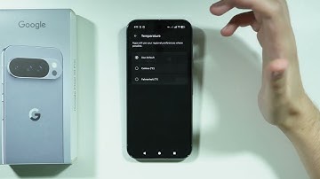 Google Pixel 10 Pro: Temperatuureenheid wijzigen (overschakelen naar Celsius of Fahrenheit)