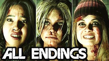 Until Dawn Remake - ALL ENDINGS (Good Ending, Bad Ending, Secret Ending) 2024