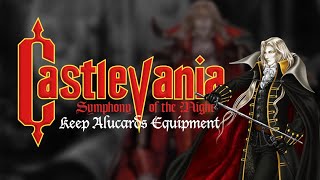 Castlevania Symphony Of The Night Keep Alucards Starting Equipment