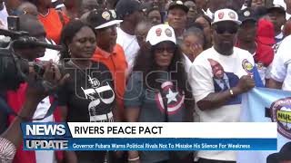 Rivers State Governor, Fubara Warns Political Rivals Not To Mistake His Silence For Weakness