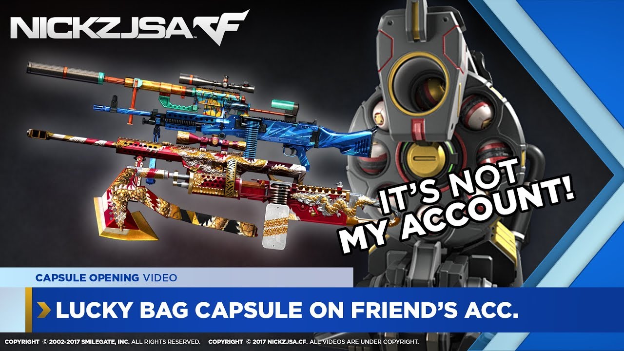 Opening Lucky Bag Capsule on Friend's Account (Capsule Opening) | CROSSFIRE Indonesia 2.0