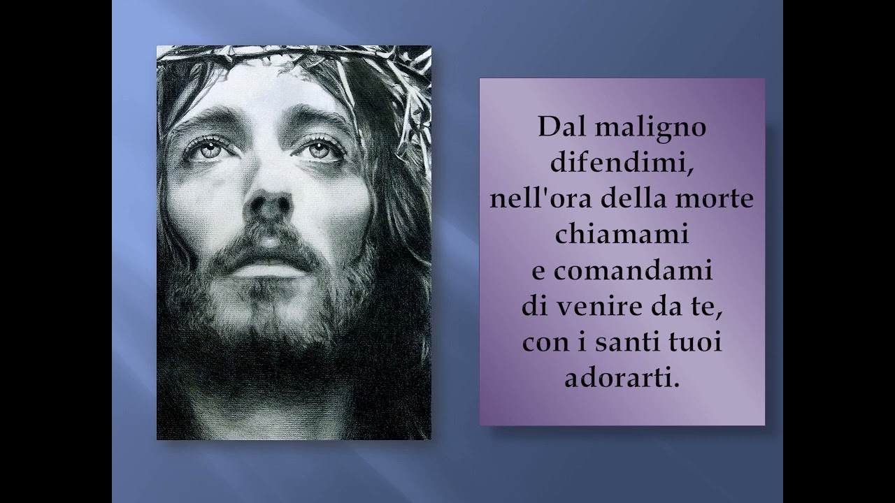 Anima Di Cristo Testo Italiano ANIMA DI CRISTO CON TESTO - YouTube