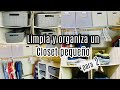 Como organizar un closet pequeño . Organiza tu closet  facil y con poco dinero.