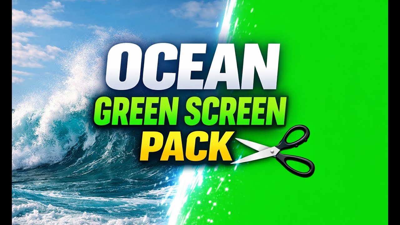 Ocean Green Screen Pack 🌊 | Sea & Water Backgrounds for Video Editing