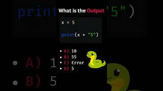 Python Type Error Quiz 🐍 | Guess the Output! 🔥 #Shorts