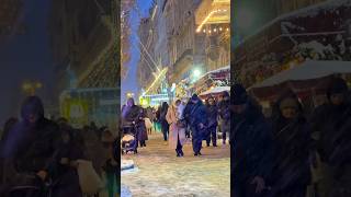 Champs-Élysées Paris During Snowfall