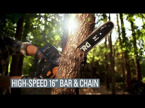 Цепная пила бесщеточная WORX NITRO WG385E.9 40V (40см) аккумуляторная