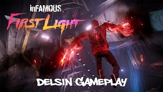 Infamous First Light - Delsin Rowe Gameplay - Battle Arena - PS4 [HD]