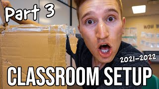 CLASSROOM SETUP - PART 3 (2021-2022) // 4th grade teacher vlog