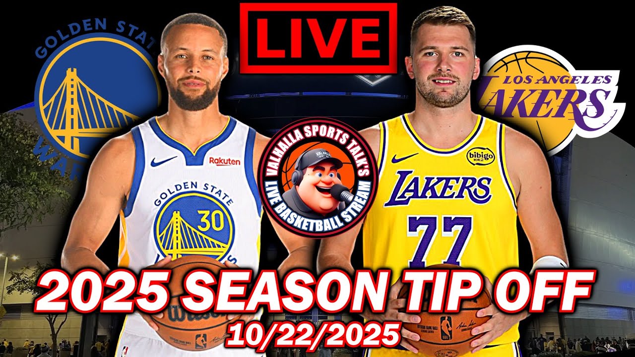 Los Angeles Lakers vs Golden State Warriors 🏀 NBA Opening Night 🚨 LIVE ...