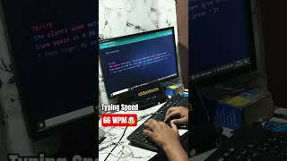 66 WPM 🤯 Typing Speed | Typing Master Pro | Typing Techniques | increase #shorts #typing #rrb #ssc