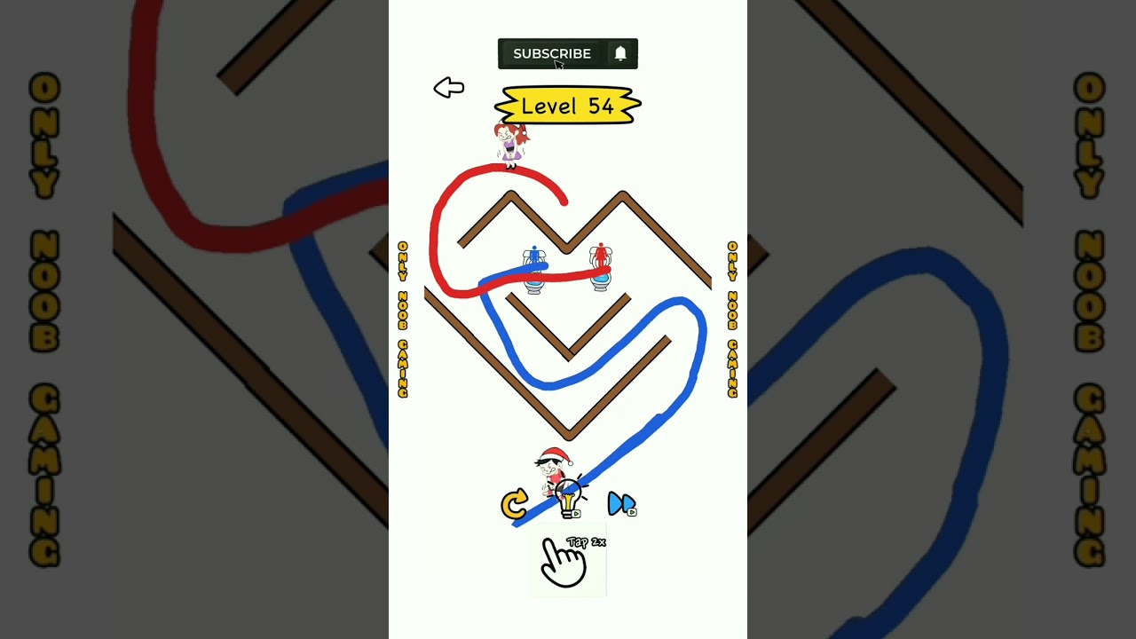 Toilet Rush Race Level 54