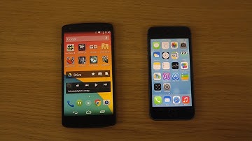 Google Nexus 5 Android 4.4.2 KitKat vs. iPhone 5S iOS 7.0.4 - Which Is Faster?