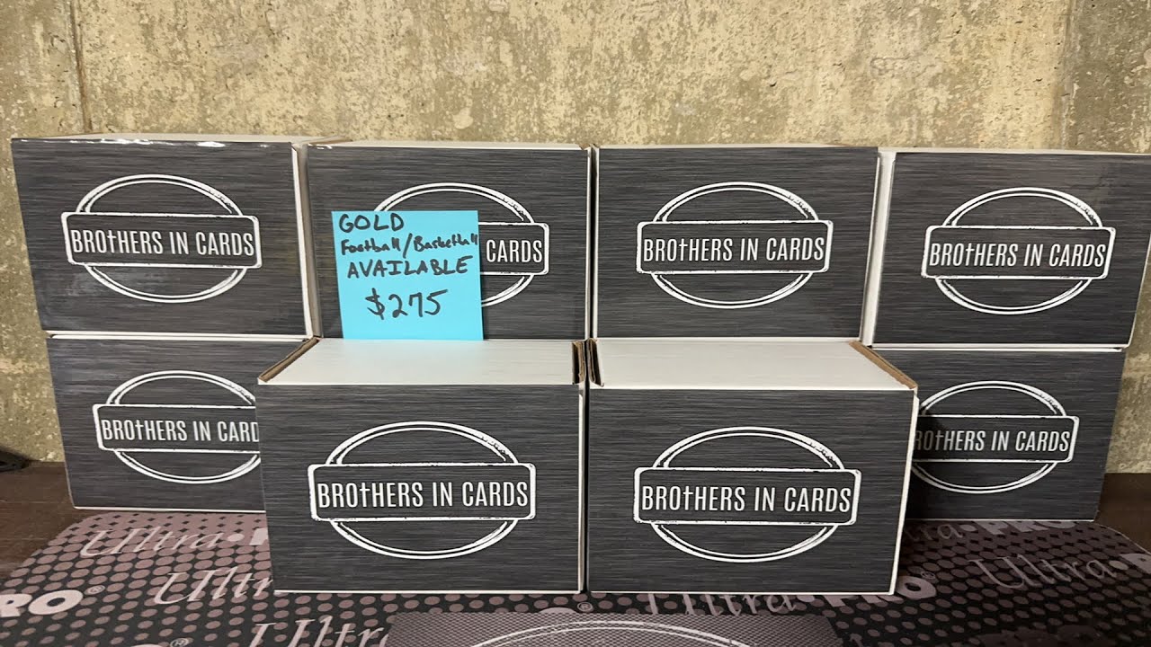 Brothers In Cards 10X Gold Box Case Break