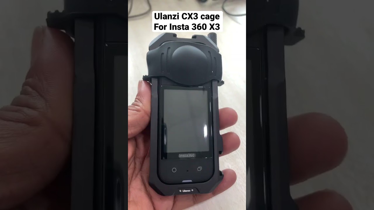 Ulanzi Aluminium case for Insta 360 X3 with lens gaurds