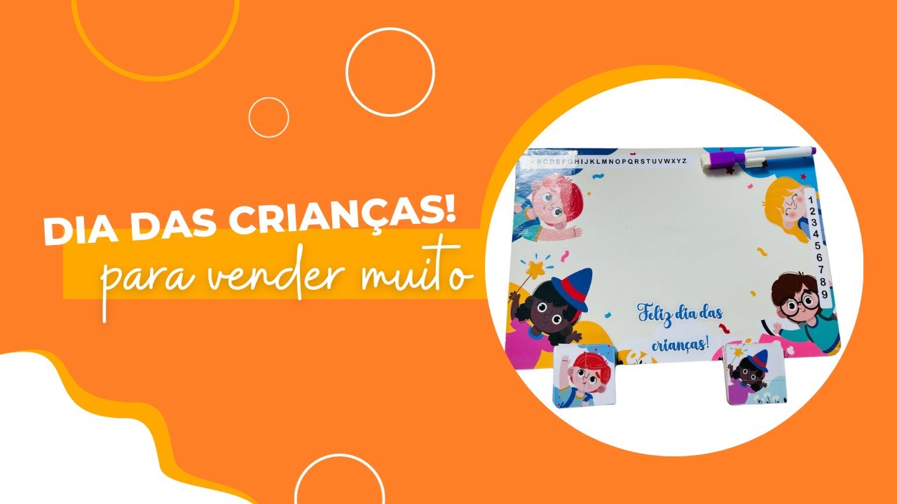 Capa do vídeo Lembrancinha dia das crianças: lousa mágica e jogo da velha | com a Jaque