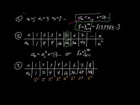 Sequences: examples and