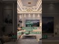 Modern and luxurious living room design #shorts