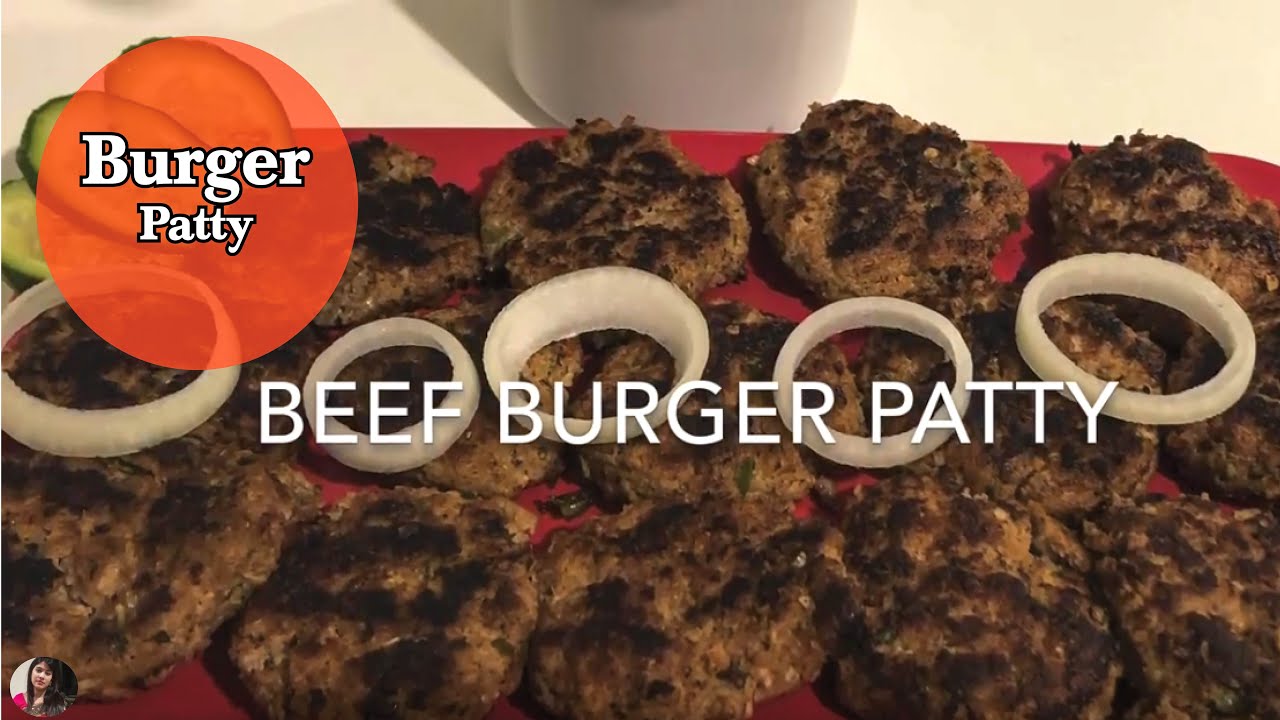 Beef Burger Patty or Kabab Recipe in Bangla YouTube