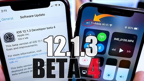 iOS 12.1.3 Beta 4 DEFINITELY a step in the right direction !