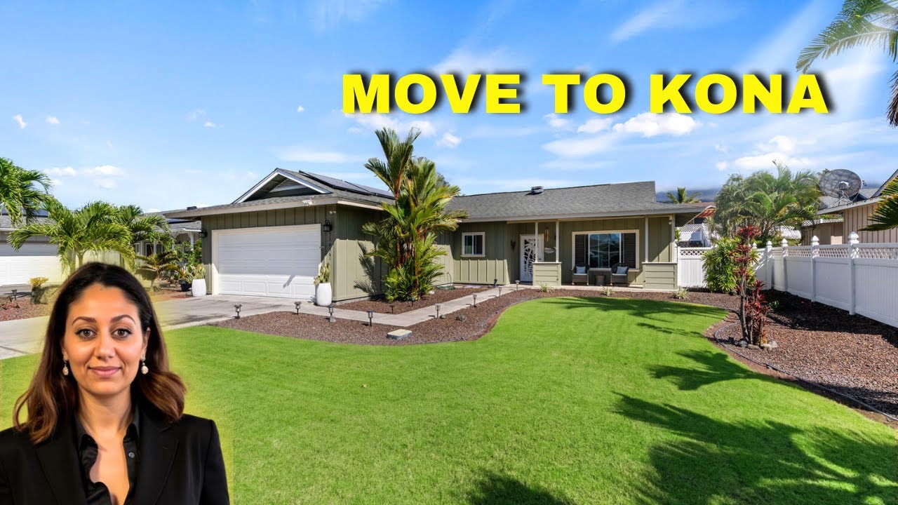 Why This Single-Level Kona Home is Selling Fast | Pool, Solar & Walkable Location