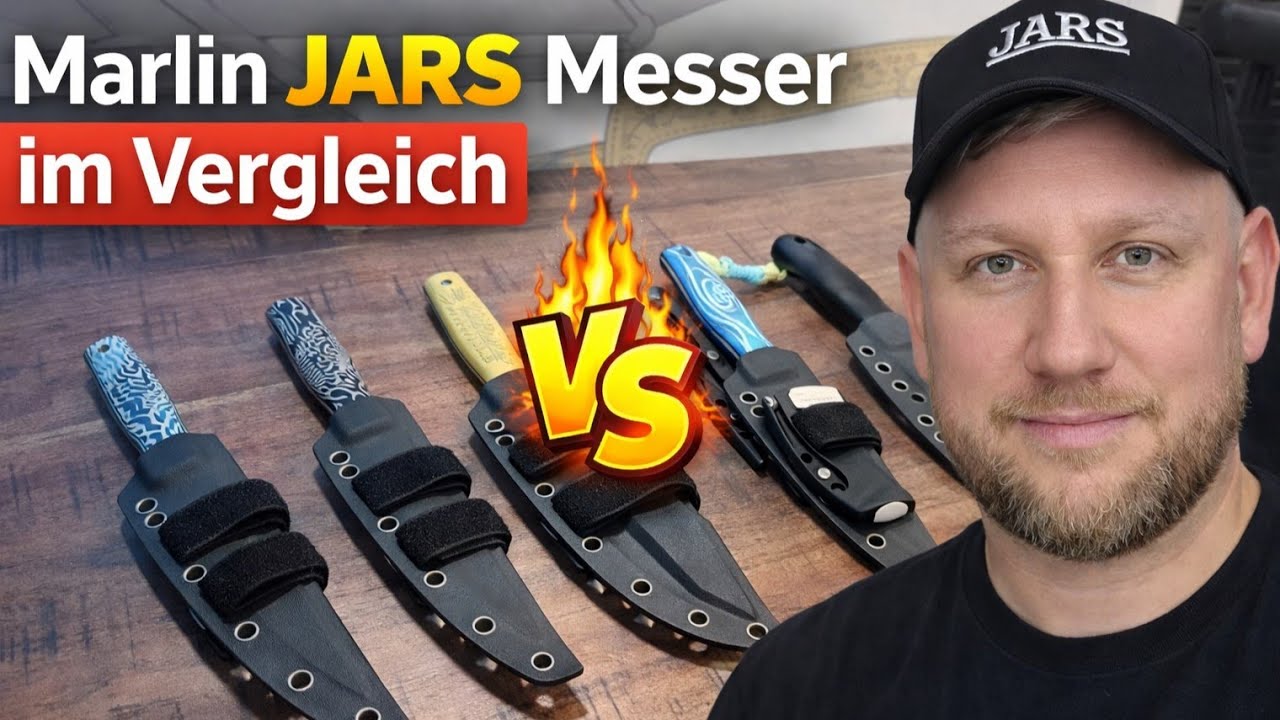 Marlin JARS vs. Pchak, Berus & Forelle – Der ultimative JARS Messer Check!