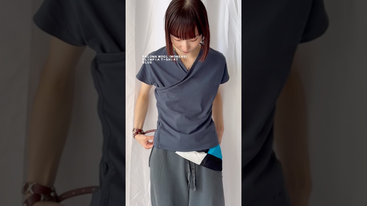 PALOMA WOOL(パロマウール)】OLIMPIA T-SHIRT / BLUE - YouTube