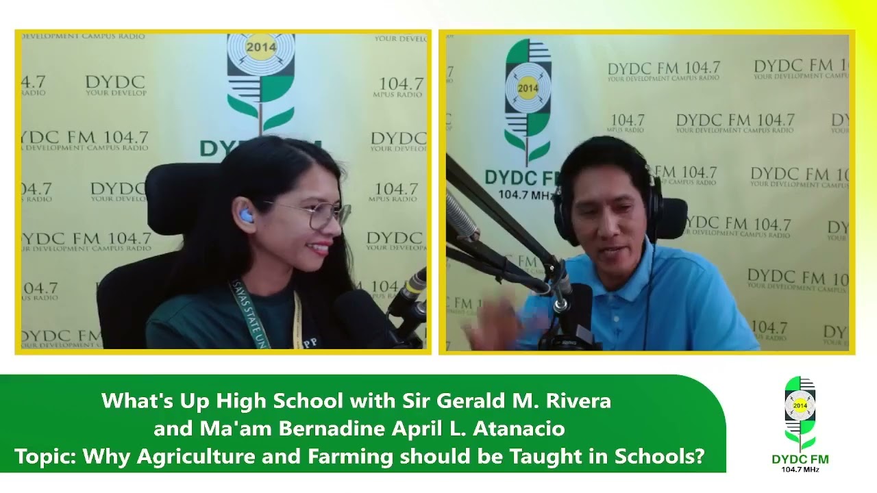 What's Up High School with Sir Gerald M. Rivera and Ma'am Bernadine April L. Atanacio