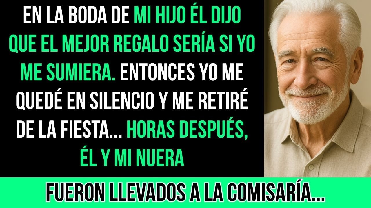 En La Boda De Mi Hijo Él Dijo Que El Mejor Regalo Sería Si Yo Me Sumiera. Entonces Yo...