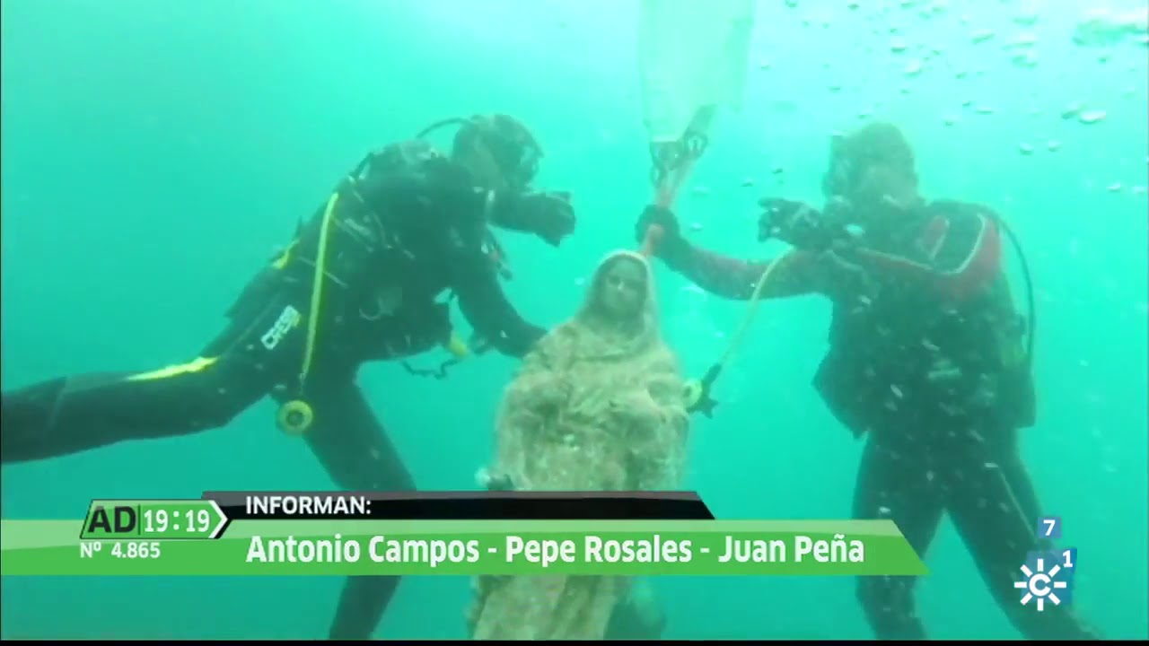 La 'Virgen sumergida' de Algeciras, en Andalucía Directo