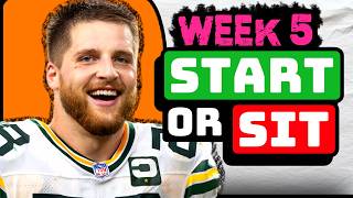 Fantasy Football Week 5 Start/Sit Guide: Every Game