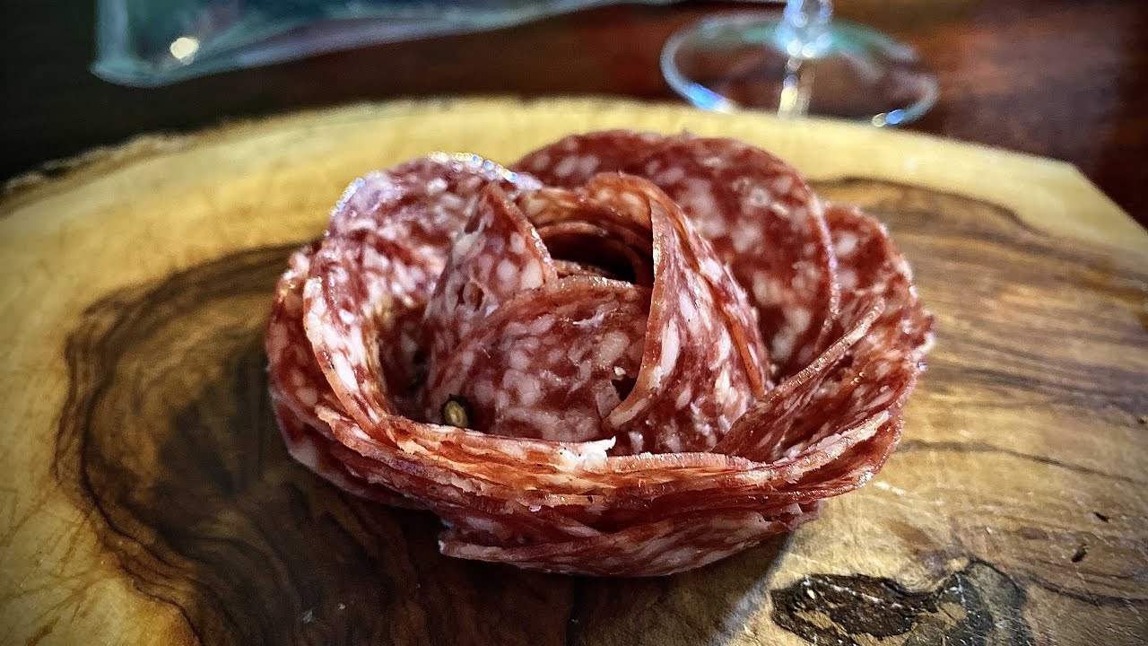 Salami flower🌹kwiat z salami/wędliny foodporn YouTube