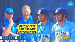 Sachin Sehwag Fired Up together | Destruction of England Bowling Attack !!