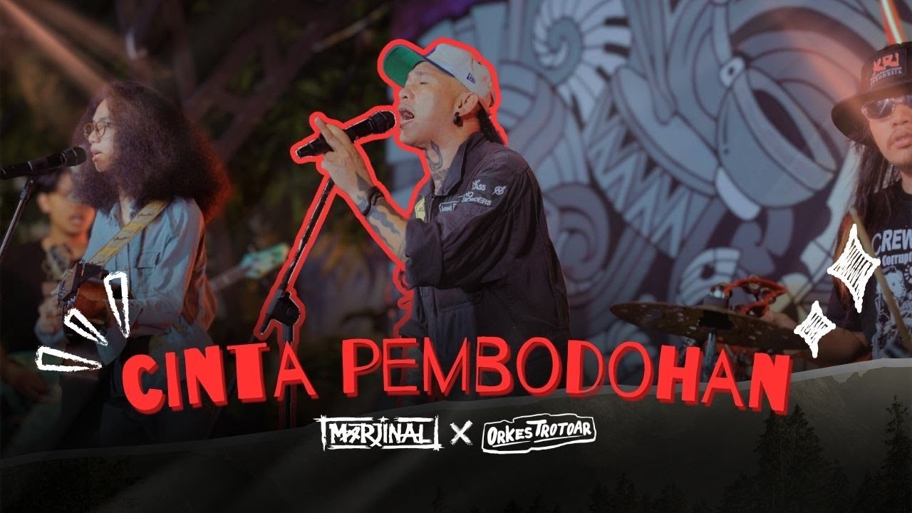 CINTA PEMBODOHAN - ORKES TROTOAR FT MARJINAL (OFFICIAL LIVE MUSIC)