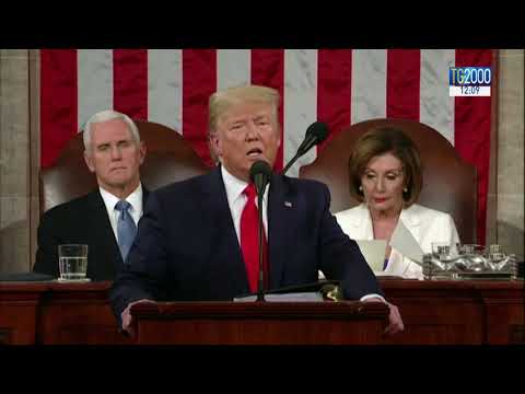 Video: Tensione Tra Donald Trump E Nancy Pelosi Nel Discorso Dell'Unione