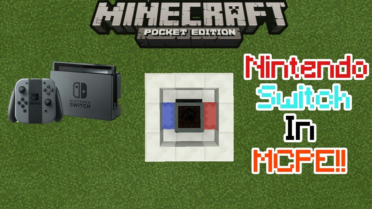 HOW TO MAKE A NINTENDO SWITCH IN MCPE 1.0.5.0!!! | MCPE 1.0.5.0