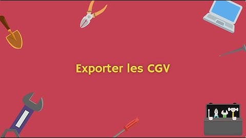 [Ancienne version] Comment exporter les CGV sur le logiciel BatiChiffrage Devis-Factures ?