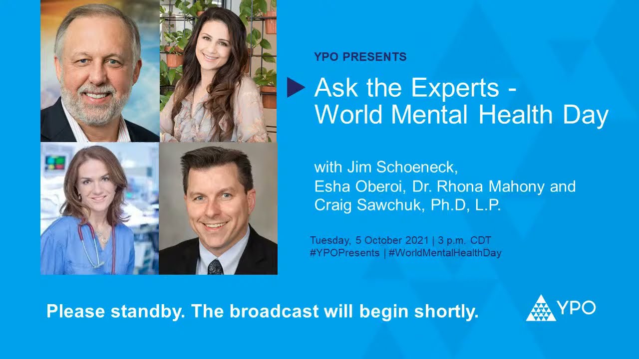 YPO presents Ask the Experts - World Mental Health Day
