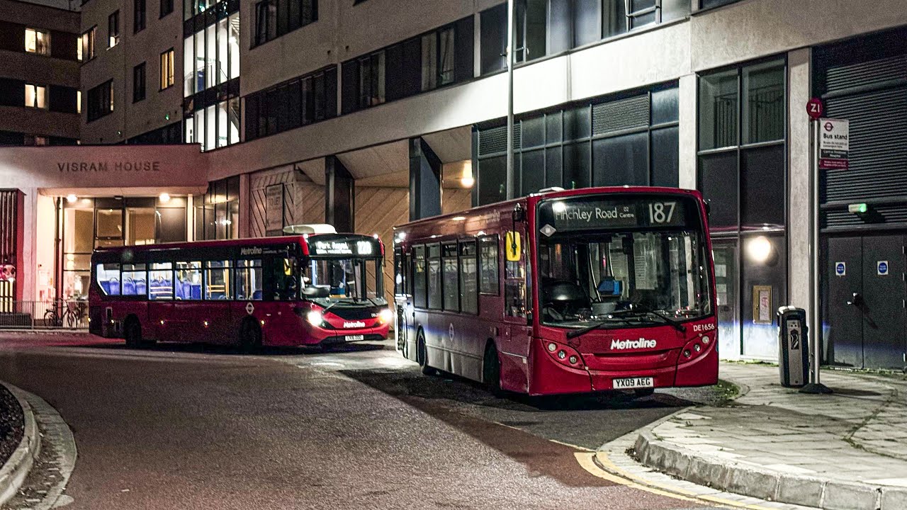 Full Route Visual | 187 | Finchley Road O2 Centre - Central Middlesex Hospital