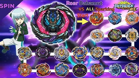 베이블레이드 버스트 다이너마이트 로어 바하무트 VS 올 슈퍼킹 마라톤 배틀 【Roar Bahamut VS ALL Sparking】 Beyblade Burst DB Marathon