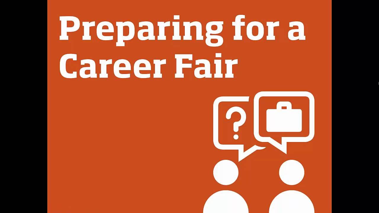 preparing for a career fair