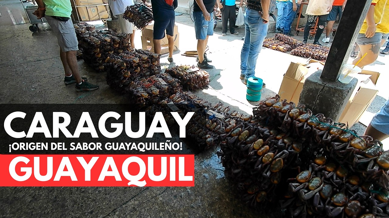 Dentro del Mercado CARAGUAY, GUAYAQUIL: Lo que Nadie Te Muestra en 4K