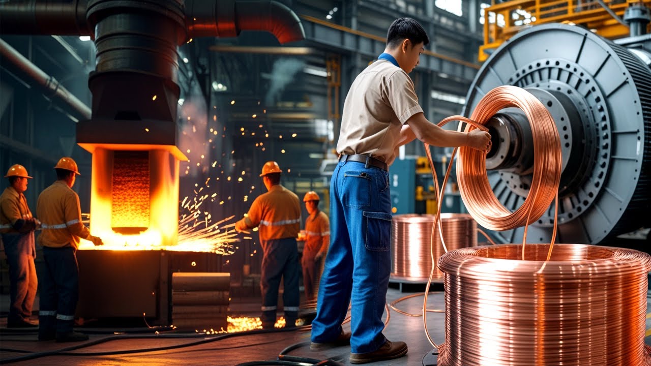 How Recycling The Scratch Cables and convert Into Traditional Gold Copper Electric Power cables