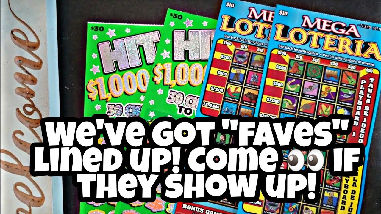 Texas Lottery Scratch Off Tickets 30 Hit 10 Mega Loteria YouTube
