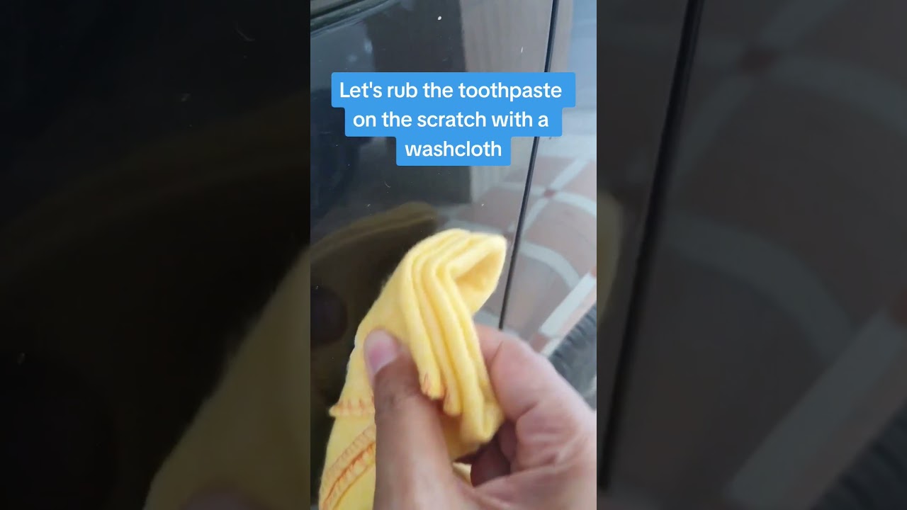 As a new driver, I have many scratches on my car. Can the toothpaste hack help? Let's find out!