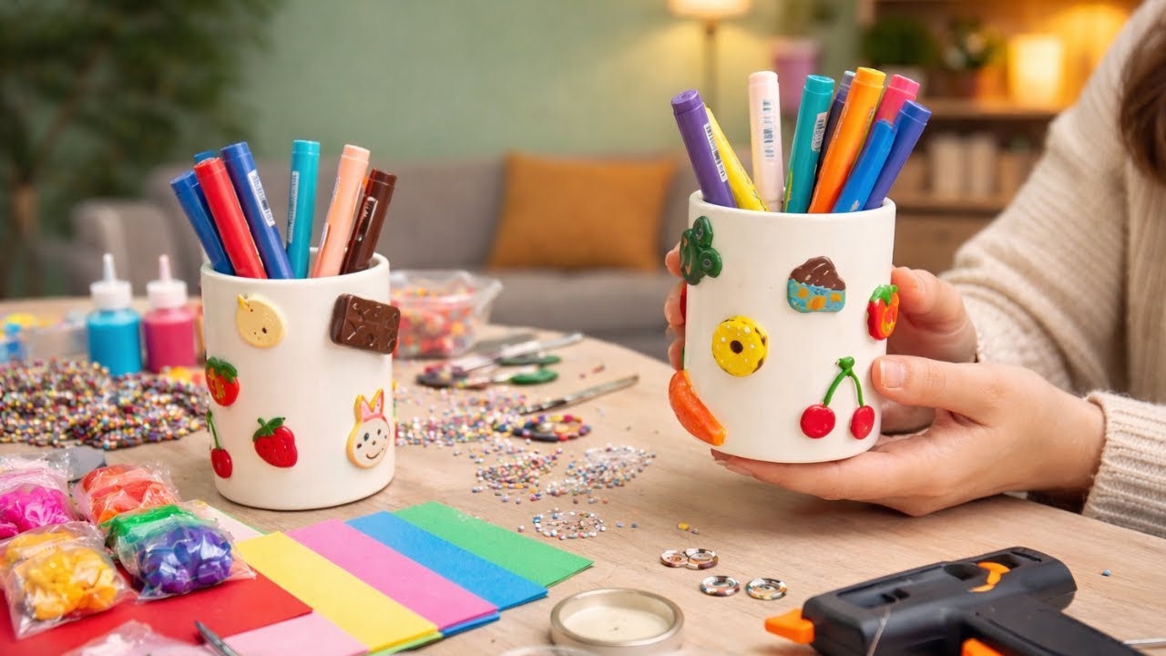 Broken Mug DIY | Easy Recycled Pen Holder