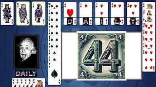 Microsoft Solitaire Collection | Spider | Expert | December 14 2025 | 44 moves!