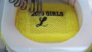 リストバンド専用刺しゅう機