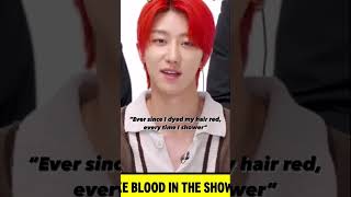 "every time I shower, there's blood everywhere"